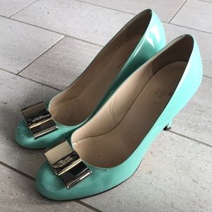 Kate Spade Patent Leather Pumps with Bow